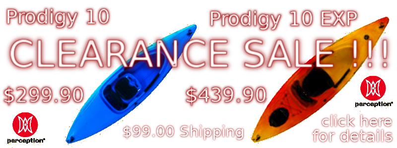 Perception Prodigy 10 CLEARANCE SALE!