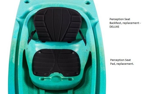 Replacement Seat Pad - Sit Inside Kayaks, Perception Kayaks, USA & Canada