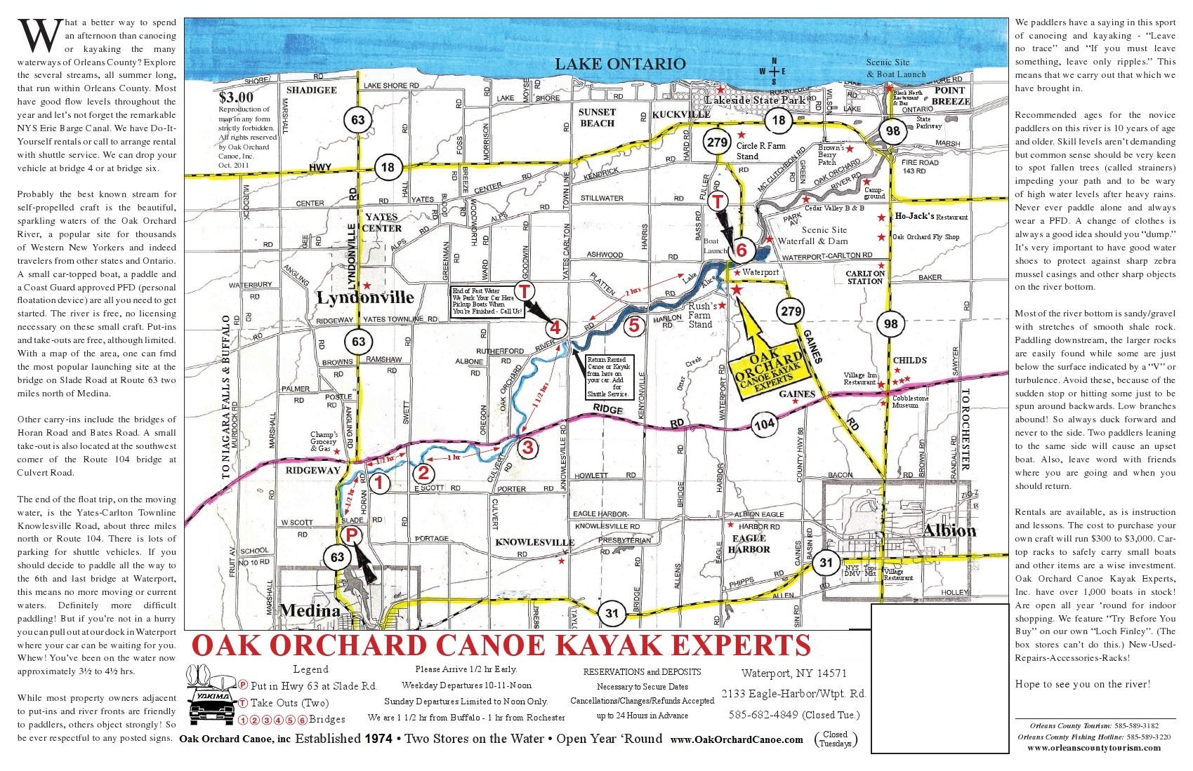 Oak Oakchard River - Canoe and Kayak Rental