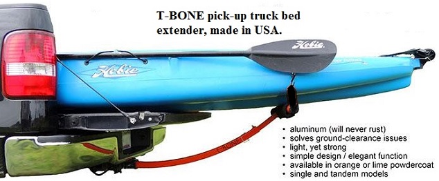 Kayak in back sales of pickup truck