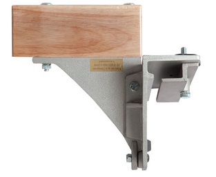 thumbnail image 2 of Handcrafted Canoe Motor Mount - Made In Maine From Aluminum & Ash Wood 2 of 11