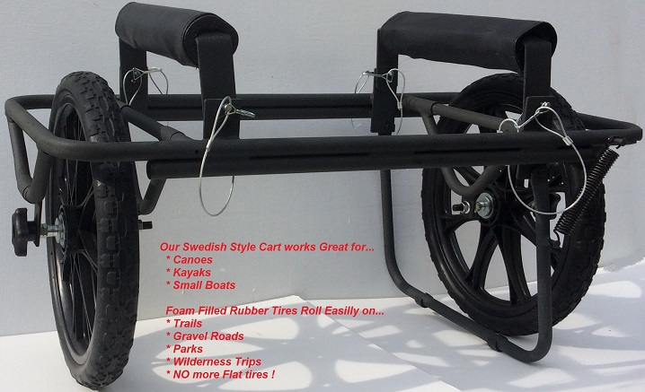")document.write ('Swedish Style Folding Cart for canoes 