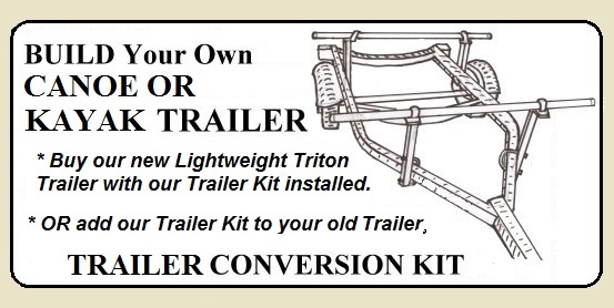 Trailers by Triton Trailex RACKandROLL Triton Canoe Kayak Trailer kit  Yakima Rack and Roll 66 78